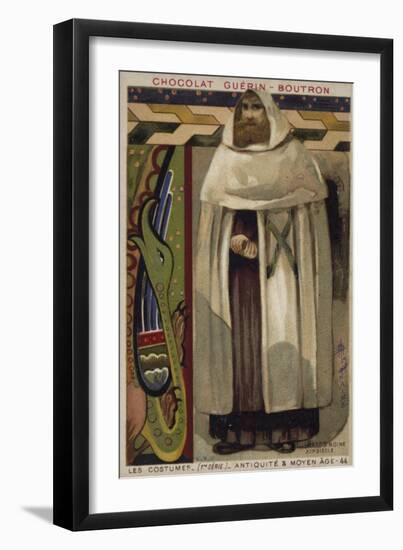 German Monk, 12th Century-null-Framed Giclee Print