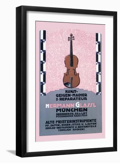 German Music Store-Carl Kunst-Framed Art Print