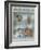 German Needlepoint Sampler-null-Framed Art Print