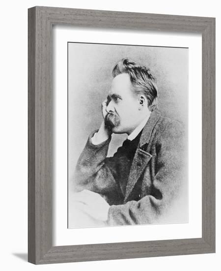 German Philosopher Friedrich Wilhelm Nietzsche-null-Framed Photographic Print