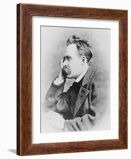 German Philosopher Friedrich Wilhelm Nietzsche-null-Framed Photographic Print