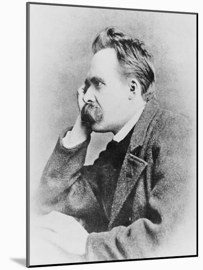 German Philosopher Friedrich Wilhelm Nietzsche-null-Mounted Photographic Print