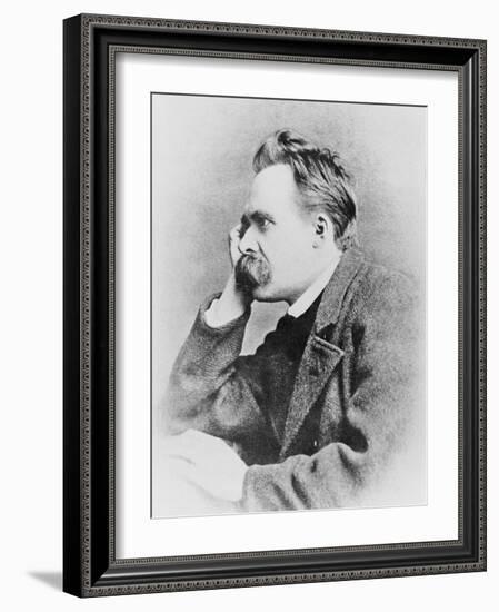 German Philosopher Friedrich Wilhelm Nietzsche-null-Framed Photographic Print