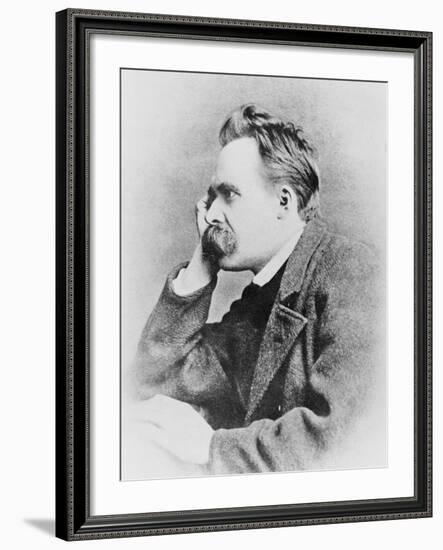 German Philosopher Friedrich Wilhelm Nietzsche-null-Framed Photographic Print