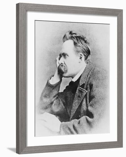 German Philosopher Friedrich Wilhelm Nietzsche-null-Framed Photographic Print