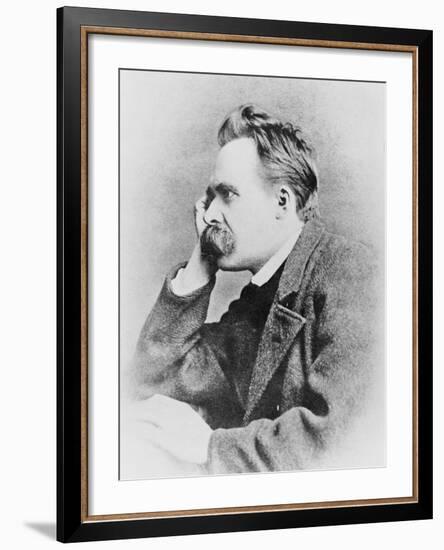 German Philosopher Friedrich Wilhelm Nietzsche-null-Framed Photographic Print