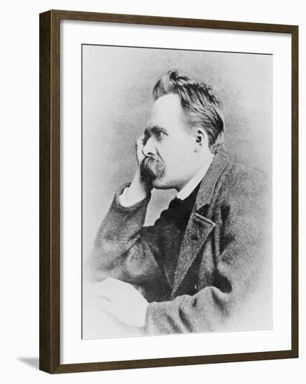 German Philosopher Friedrich Wilhelm Nietzsche-null-Framed Photographic Print