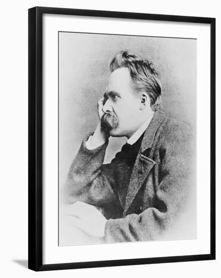 German Philosopher Friedrich Wilhelm Nietzsche-null-Framed Photographic Print