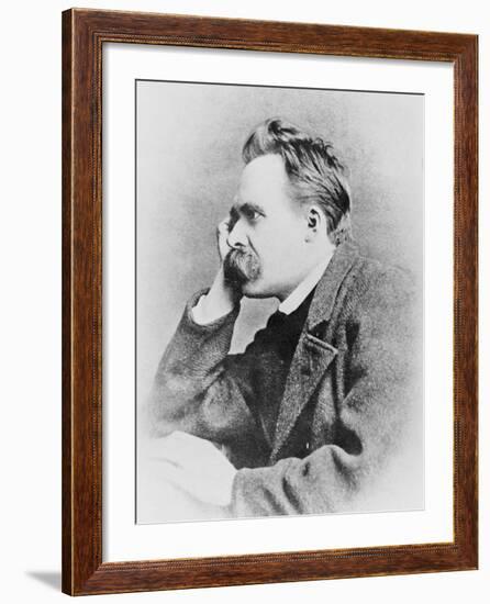 German Philosopher Friedrich Wilhelm Nietzsche-null-Framed Photographic Print