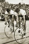 Toni Merkens and Albert Sellinger Starting the 1000 Metre Bike Race at the Berlin Olympic Games,?-German photographer-Photographic Print