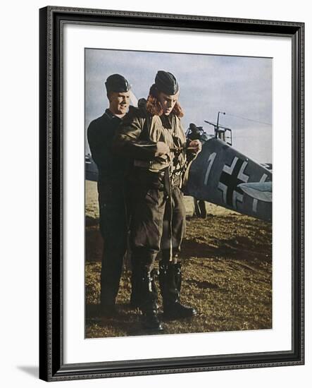 German Pilot Dresses-null-Framed Photographic Print