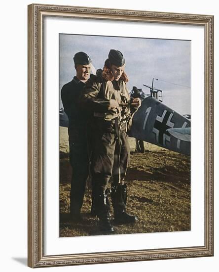 German Pilot Dresses-null-Framed Photographic Print