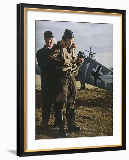 German Pilot Dresses-null-Framed Photographic Print