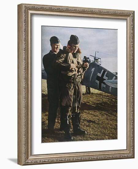 German Pilot Dresses-null-Framed Photographic Print