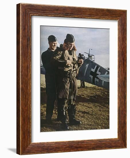 German Pilot Dresses-null-Framed Photographic Print