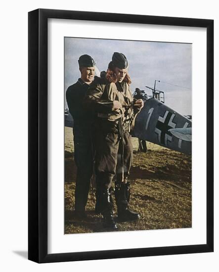 German Pilot Dresses-null-Framed Photographic Print