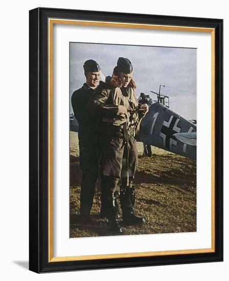 German Pilot Dresses-null-Framed Photographic Print