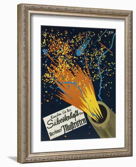 German Poster Advertising the New Year's Issue of the Periodical 'Berliner Illustrierte Zeitung'-null-Framed Giclee Print