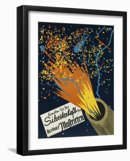 German Poster Advertising the New Year's Issue of the Periodical 'Berliner Illustrierte Zeitung'-null-Framed Giclee Print