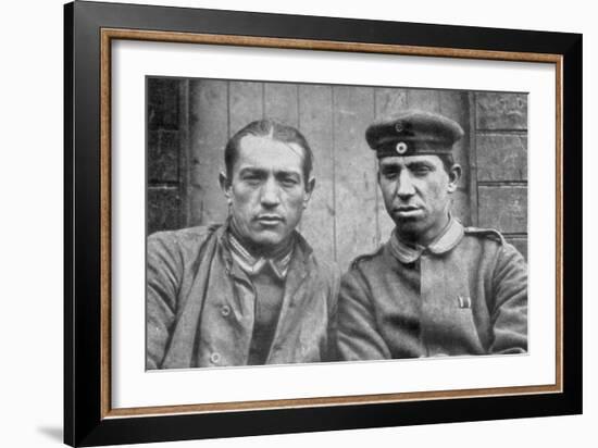 German Prisoners Taken by Canadian Forces, Vimy, France, First World War, 1917-null-Framed Giclee Print