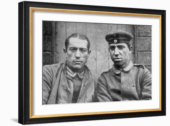 German Prisoners Taken by Canadian Forces, Vimy, France, First World War, 1917-null-Framed Giclee Print