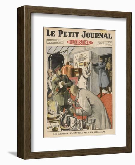 German Scientists are Discovered Making Poison Gas and Other Chemical Weapons-null-Framed Art Print