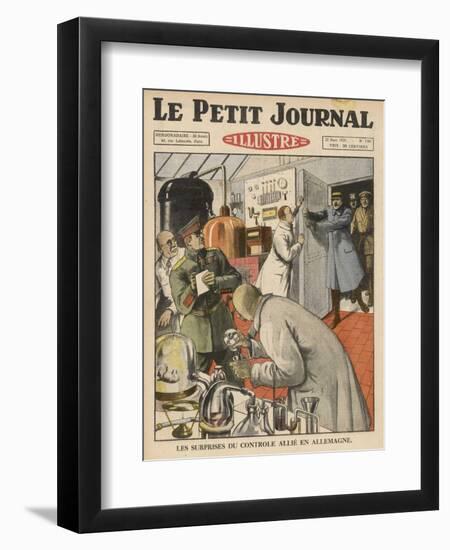 German Scientists are Discovered Making Poison Gas and Other Chemical Weapons-null-Framed Art Print