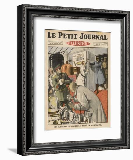 German Scientists are Discovered Making Poison Gas and Other Chemical Weapons-null-Framed Art Print