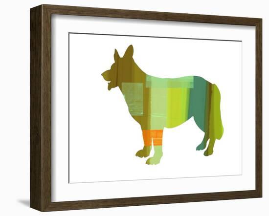 German Shepard 1-NaxArt-Framed Art Print