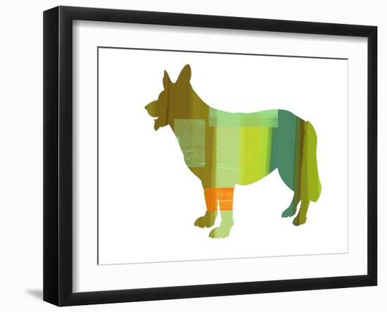 German Shepard 1-NaxArt-Framed Art Print