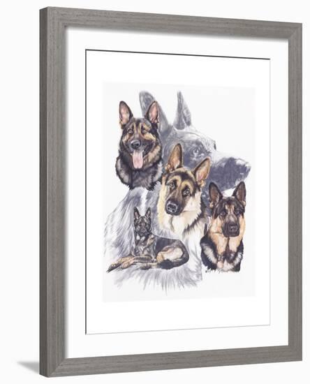 German Shepard-Barbara Keith-Framed Giclee Print