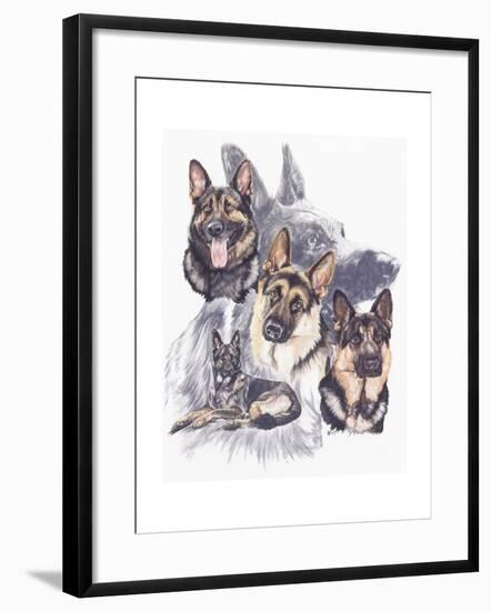 German Shepard-Barbara Keith-Framed Giclee Print