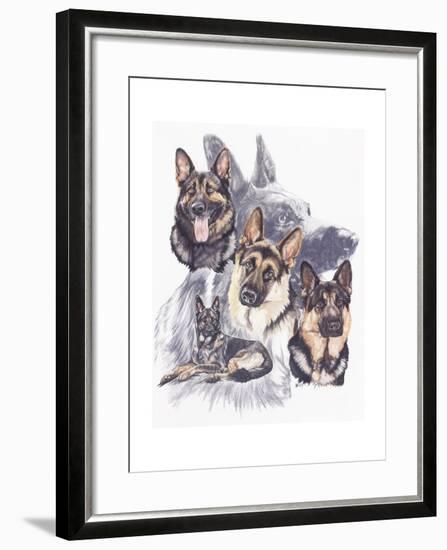 German Shepard-Barbara Keith-Framed Giclee Print