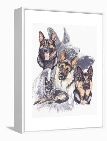 German Shepard-Barbara Keith-Framed Premier Image Canvas