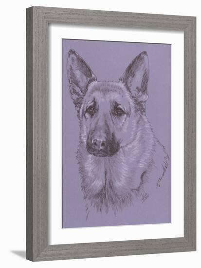 German Shepherd 1-Barbara Keith-Framed Giclee Print