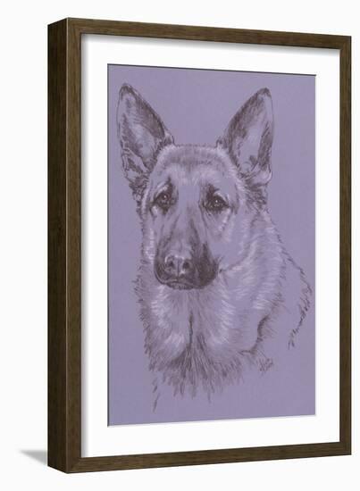 German Shepherd 1-Barbara Keith-Framed Giclee Print