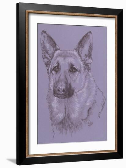 German Shepherd 1-Barbara Keith-Framed Giclee Print