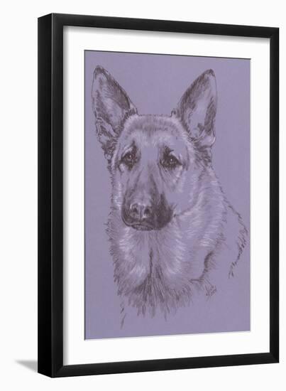 German Shepherd 1-Barbara Keith-Framed Giclee Print