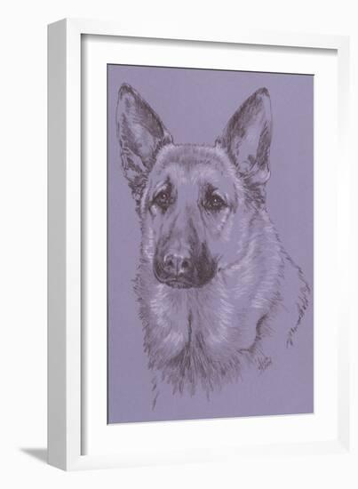 German Shepherd 1-Barbara Keith-Framed Giclee Print