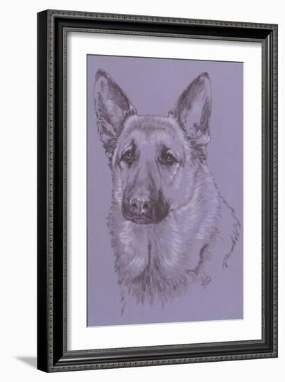 German Shepherd 1-Barbara Keith-Framed Giclee Print