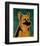 German Shepherd-John Golden-Framed Art Print