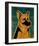 German Shepherd-John Golden-Framed Art Print