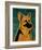 German Shepherd-John Golden-Framed Art Print