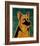 German Shepherd-John Golden-Framed Art Print