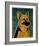 German Shepherd-John Golden-Framed Art Print