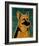 German Shepherd-John Golden-Framed Art Print