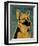 German Shepherd-John W^ Golden-Framed Art Print