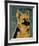 German Shepherd-John W^ Golden-Framed Art Print