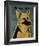 German Shepherd-John W^ Golden-Framed Art Print