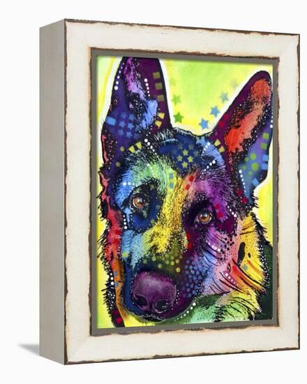 German Shepherd-Dean Russo-Framed Premier Image Canvas